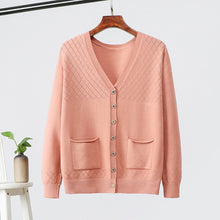 Load image into Gallery viewer, Fashion Autumn Winter Cardigan Sweater Women Plus Size Knitted Cardigan Women Pocket Sweater Female button Loose Cardigan Female
