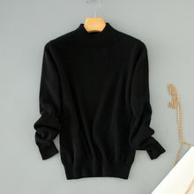 Load image into Gallery viewer, Qualtiy Cashmere Sweater Women Turtleneck Women's Plus Size Knitted Pullovers Winter Warm Sweaters Female D498