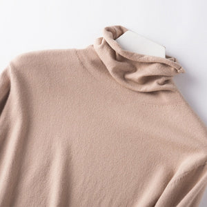 maglioni donna 2019 New Slim Fit Womens Sweater Long-Sleeved Women Sweater  Solid Color Women'S Turtleneck Sweater pull femme