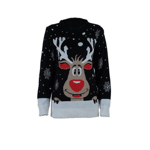 Plus size 4XL Jumper snowman Deer Sweaters NEW Santa Claus Xmas Patterned Ugly Christmas Sweaters Tops For Men Women Pullovers